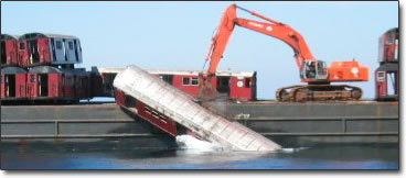 Offshore Reef - NYC Subway Cars